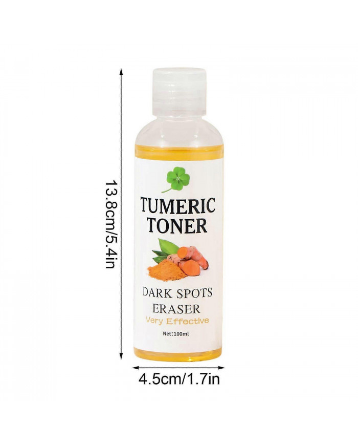 Toner Taches Sombres Gomme Curcuma Toner Eau Blanchiment Peau Blanchiment Peau 100ml