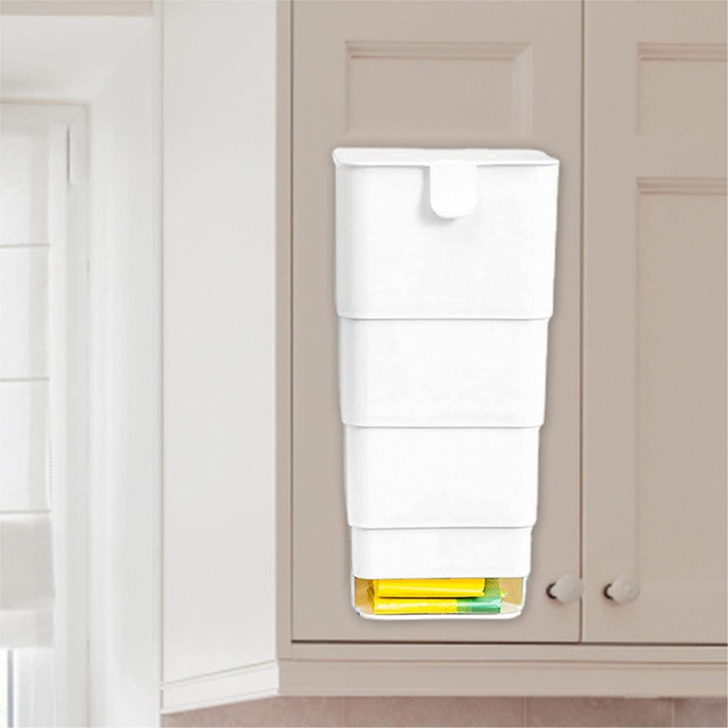 Organisateur de sacs d’épicerie, porte-sacs poubelles de cuisine pour ménage, distributeur de sac d’épicerie de [...]