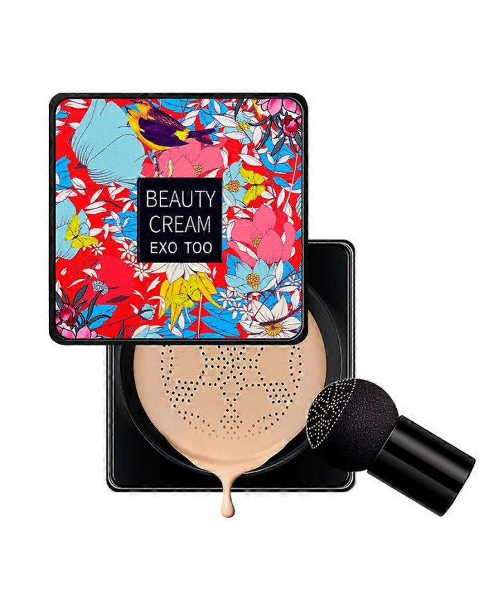 Coussin d’air CC Crème Champignon Tête Fond de Teint Hydratant Longue Durée Visage Comestics Naturel Éclaircir [...]