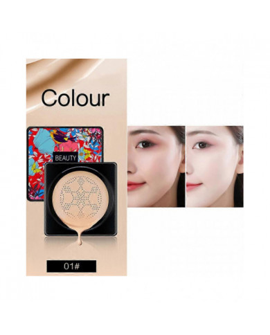 Coussin d’air CC Crème Champignon Tête Fond de Teint Hydratant Longue Durée Visage Comestics Naturel Éclaircir [...]