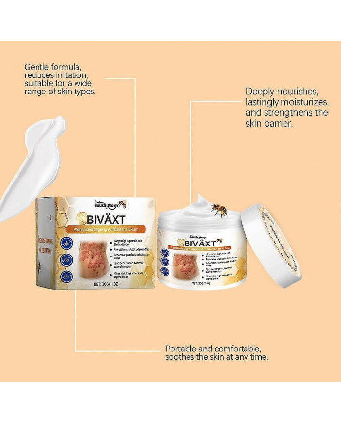 Psoriasis au venin d’abeille Crème apaisante Crème anti-démangeaisons efficace Crème anti-rougeurs Peau Produits [...]
