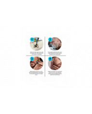 Kit de croissance de la barbe, rouleau de derma à barbe 0,3 mm, huile à barbe pour la croissance des poils du [...]