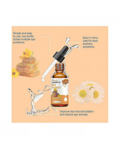 30ml Gouttes Oculaires au Miel Naturel Apaisant Inconfort Anti Fatigue Fournitures Liquides De Soins Oculaires