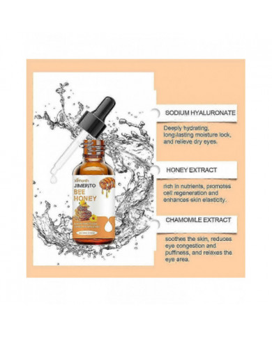 30ml Gouttes Oculaires au Miel Naturel Apaisant Inconfort Anti Fatigue Fournitures Liquides De Soins Oculaires