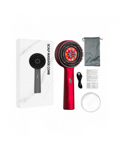 Peigne de massage électrique du cuir chevelu Shiatsu - Traitement de la croissance des cheveux par thérapie par la [...]