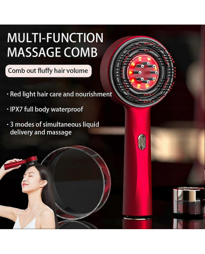 Peigne de massage électrique du cuir chevelu Shiatsu - Traitement de la croissance des cheveux par thérapie par la [...]