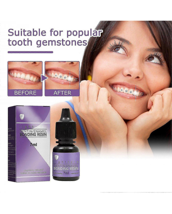 7ML DIY Tooth Glue Strong Stickiness Quick-drying Waterproof Multi-function Widely Used Decorative N