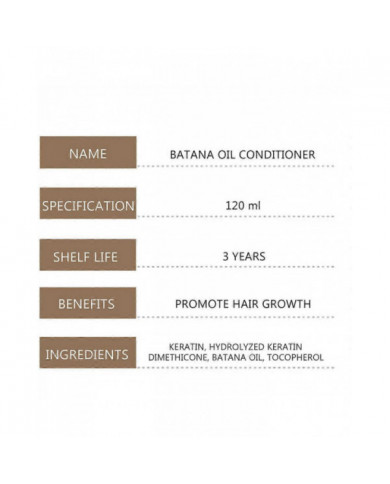 1-3x Huile Batana Pour La Croissance Des Cheveux Plus Sains Plus Épais Plus Pleins 120ml