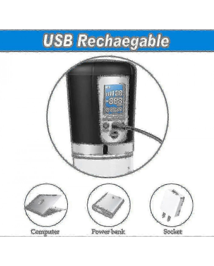 Nouvelle pompe à vide de masseur électrique 2023 avec 4 intensités d’aspiration, rechargeable automatique à haute [...]