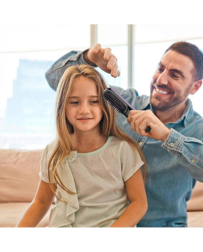 Brosse à lisser | Peigne à lisser Dual Voltage | Brosse de lissage portable | Fer à lisser à charge USB, peigne [...]