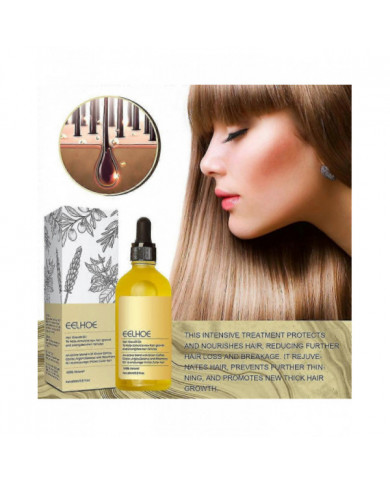 1-3x 60ml Huile naturelle de croissance des cheveux, Huile de croissance des cheveux naturelle végétalienne [...]