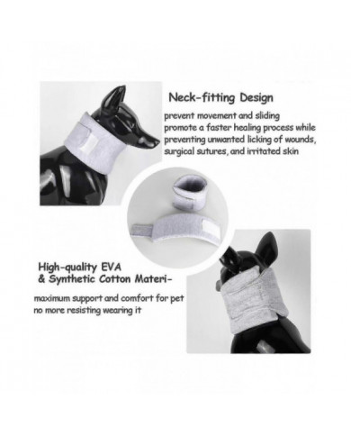 Supports d’attelle de cou de chien, attelle de cou de chat, collier élisabéthain pour animal de compagnie après la [...]