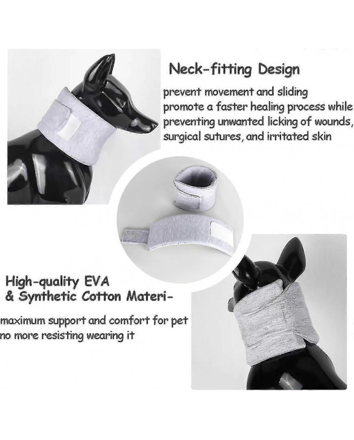 Supports d’attelle de cou de chien, attelle de cou de chat, collier élisabéthain pour animal de compagnie après la [...]