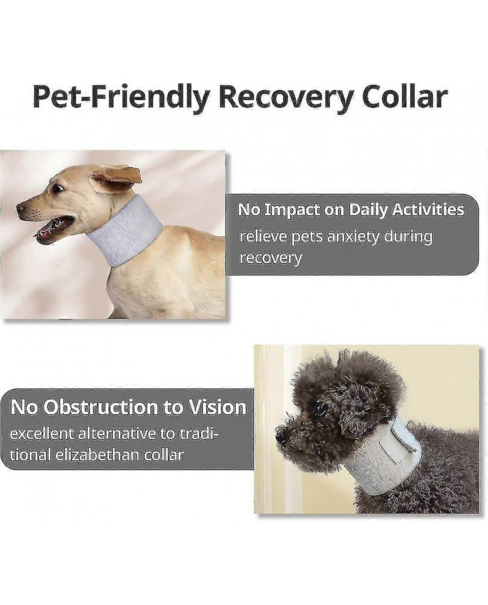 Supports d’attelle de cou de chien, attelle de cou de chat, collier élisabéthain pour animal de compagnie après la [...]