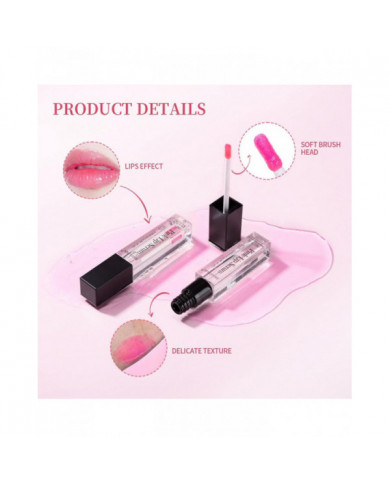 Sérum pour les lèvres roses, huile sérum pour les lèvres hydratante, longue durée et revitalisante avec teinte [...]