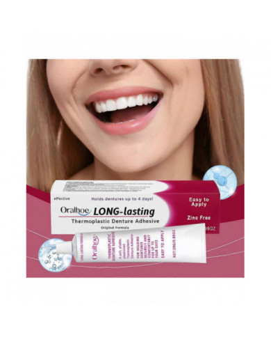 Adhésif pour prothèses dentaires, adhésif pour prothèses dentaires thermoplastique, prise en main confortable et [...]