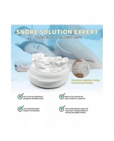 Protège-dents anti-ronflement, embout buccal anti-ronflement réglable, protège-dents nocturnes Bruxisme Sleeping Guard