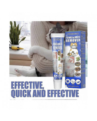 Crème pour la peau des animaux de compagnie Traitement de la teigne Acariens Anti-démangeaisons Traite les [...]