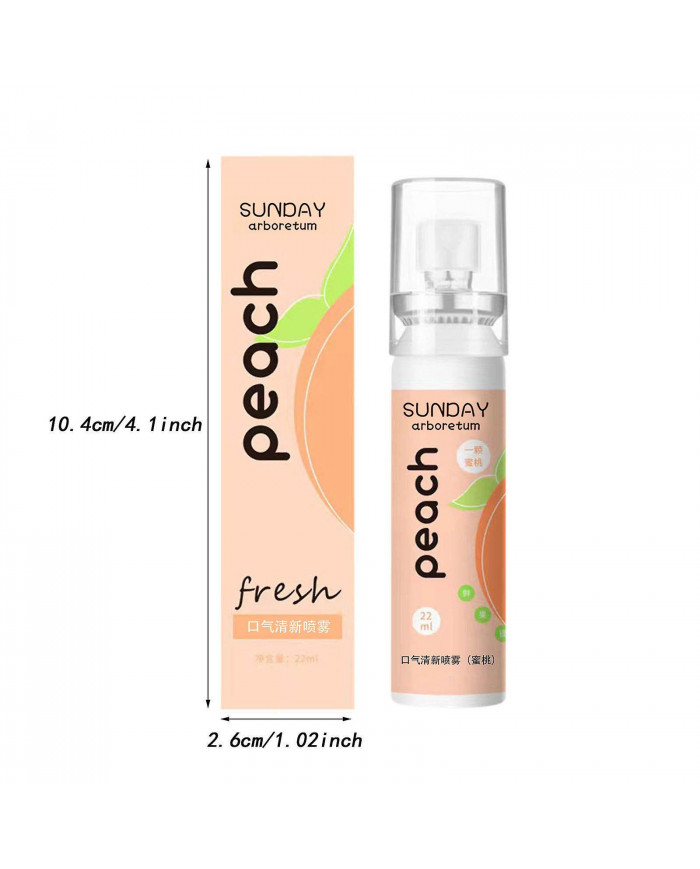 Soins bucco-dentaires 5Pc Désodorisant Oral Spray Aromatisé Compact Portable Rafraîchissant Fraîche Souffle Frais [...]