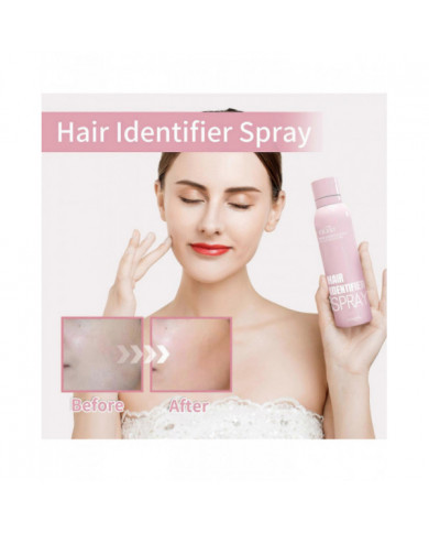 Spray d’identification des cheveux pour le rasage du visage, Spray d’identification des cheveux pour le dermaplaning