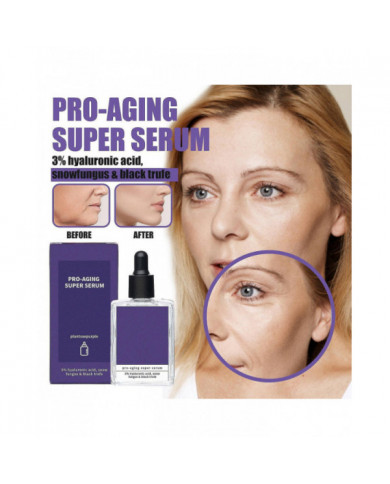 Super Sérum Pro Aging, Super Sérum Anti-Âge Plantsaepurple Pro, Sérum Visage Pro Anti-Âge 3% Acide Hyaluronique, [...]