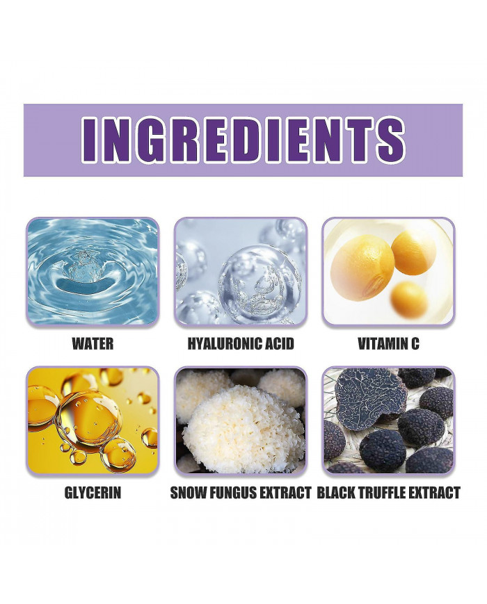 Super Sérum Pro Aging, Super Sérum Anti-Âge Plantsaepurple Pro, Sérum Visage Pro Anti-Âge 3% Acide Hyaluronique, [...]