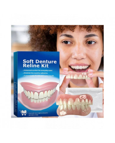 1-3x kit de regarnissage en silicone pour prothèses dentaires Greatfit,Kit de regarnissage pour prothèses [...]