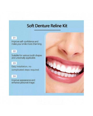 1-3x kit de regarnissage en silicone pour prothèses dentaires Greatfit,Kit de regarnissage pour prothèses [...]