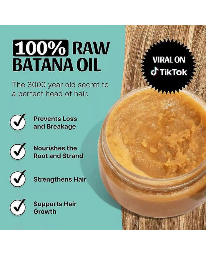 3x Huile de Batana brute pour la croissance des cheveux Huile de Batana 100% pure et naturelle pour traiter la [...]