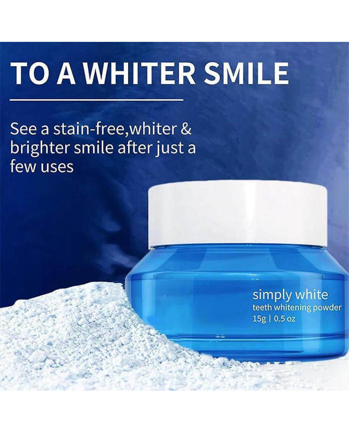 Poudre de blanchiment des dents, blanchiment instantané et élimination des taches, poudre de blanchiment des dents [...]