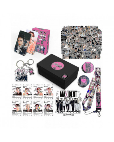 Stray Kids New Maxident Box Set Kpop Merche Photos Longe Porte-clés pour Skz Fans