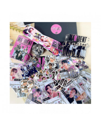 Stray Kids New Maxident Box Set Kpop Merche Photos Longe Porte-clés pour Skz Fans