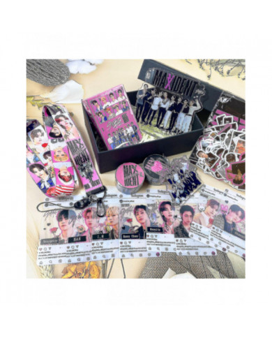 Stray Kids New Maxident Box Set Kpop Merche Photos Longe Porte-clés pour Skz Fans