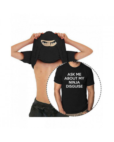Les hommes me posent des questions sur mon déguisement de ninja Flip T Shirt Drôle de costume Humour graphique [...]