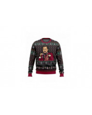 Laughing Leo Dicaprio Meme Ugly Christmas Sweater Gift Santa Claus Pullover Men 3d Sweatshirt And Top