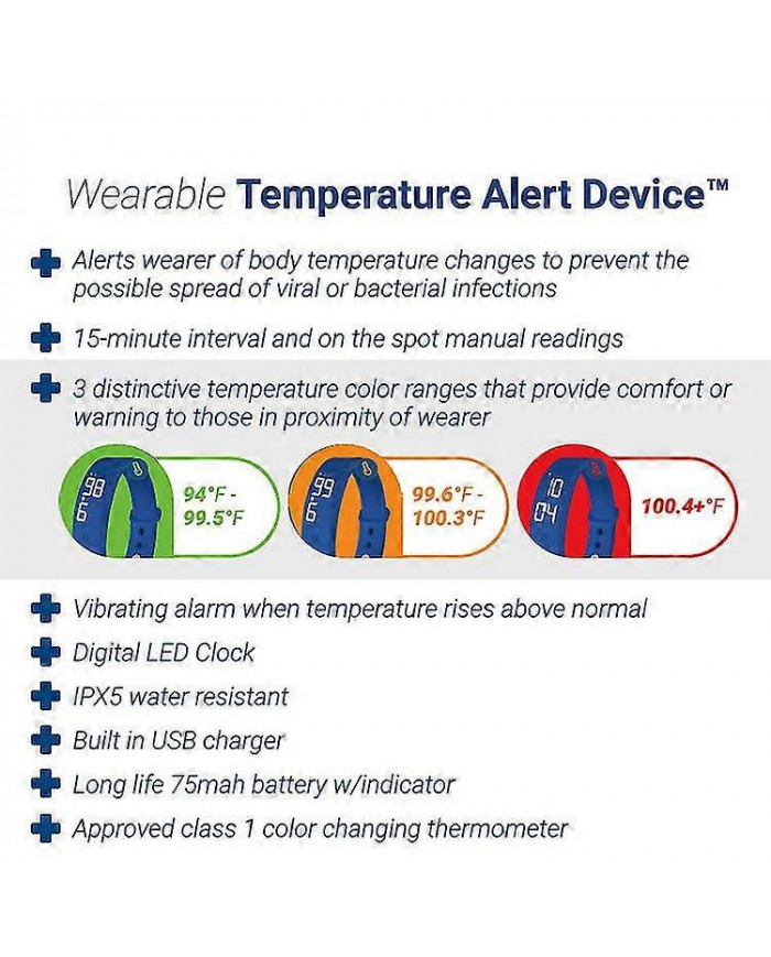 Montre de rappel d’alarme vibrante - avec jusqu’à 10 alarmes personnelles ou rappels de pilules par jour