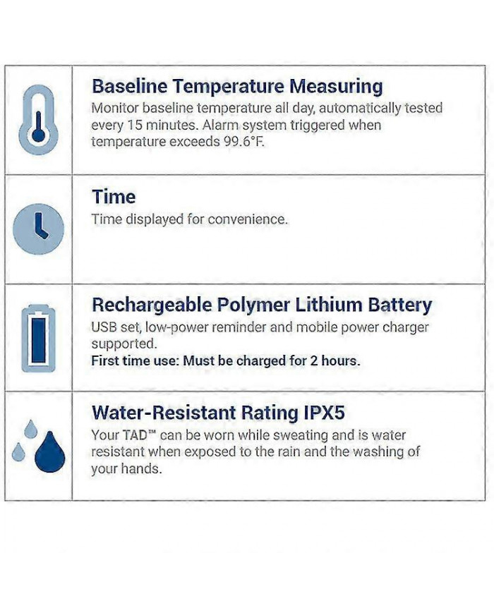 Montre de rappel d’alarme vibrante - avec jusqu’à 10 alarmes personnelles ou rappels de pilules par jour