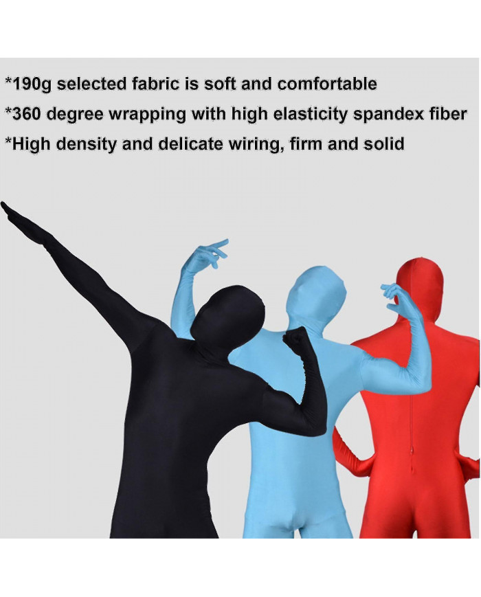 Costume Invisible Morph Suit Adulte Hommes Femmes Spandex Combinaisons