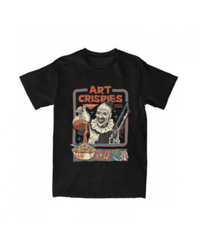 Art Crispies Terrifier Clown Chemise Vêtements Hommes Femme Pur Coton Mode Rétro Horreur Tee Shirt Vêtements [...]