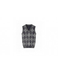 Yynuda Mens Cashmere Pullover Wool Blend Sans manches Knit V-neck Sweater