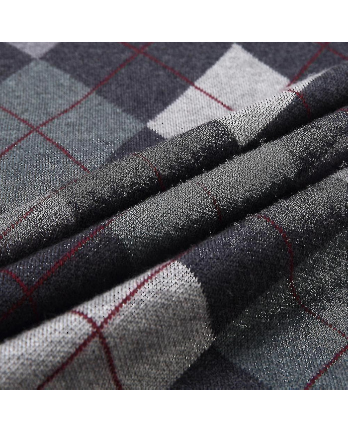 Yynuda Mens Cashmere Pullover Wool Blend Sans manches Knit V-neck Sweater