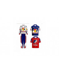 Film Ricky Bobby Cosplay Uniforme Racing Wear Top Pantalon Homme Halloween Carnaval Tenues de haute qualité et sûr