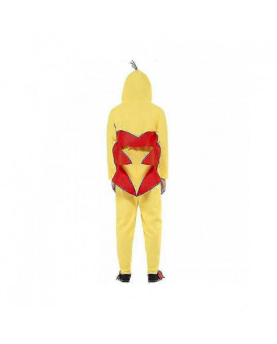 Costume de poulet pour homme, combinaison d'Halloween volaille jaune