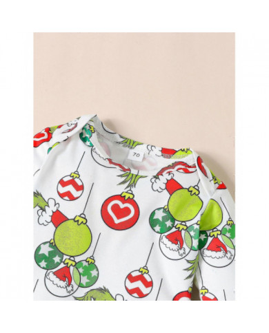 Le bébé qui a volé la tenue de Noël Baby Boys Girls Xmas Green Furry Monster Costume Vêtements Set