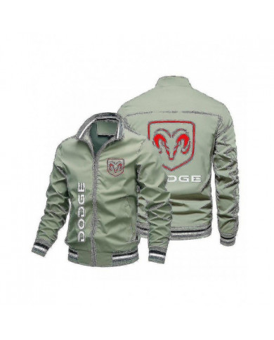 Printemps et automne Veste pour hommes de haute qualité Tendance Nouveau Dodge Car Logo Printe