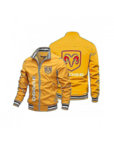 Printemps et automne Veste pour hommes de haute qualité Tendance Nouveau Dodge Car Logo Printe