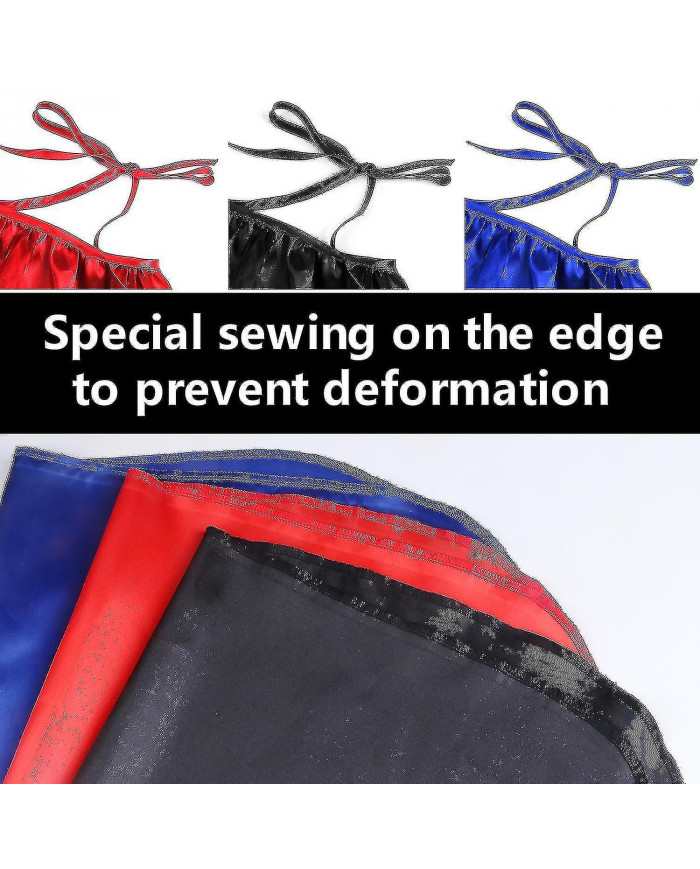 Capes et masques de super-héros adultes - Capes de fête de super-héros adultes noirs