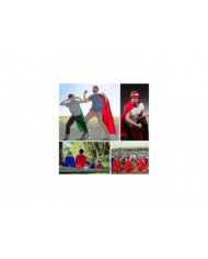 Capes et masques de super-héros adultes - Capes de fête de super-héros adultes noirs