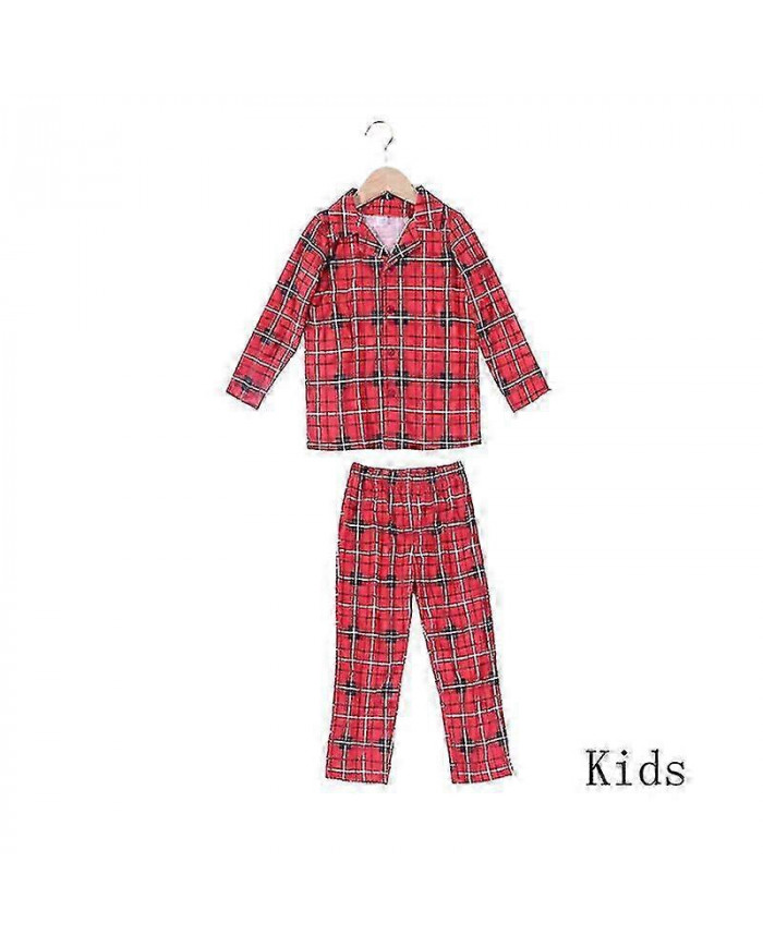 Famille Noël Pyjama Set Noël Parent-enfant Chemise de soirée Pyjama Cadeaux