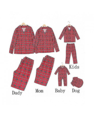 Famille Noël Pyjama Set Noël Parent-enfant Chemise de soirée Pyjama Cadeaux